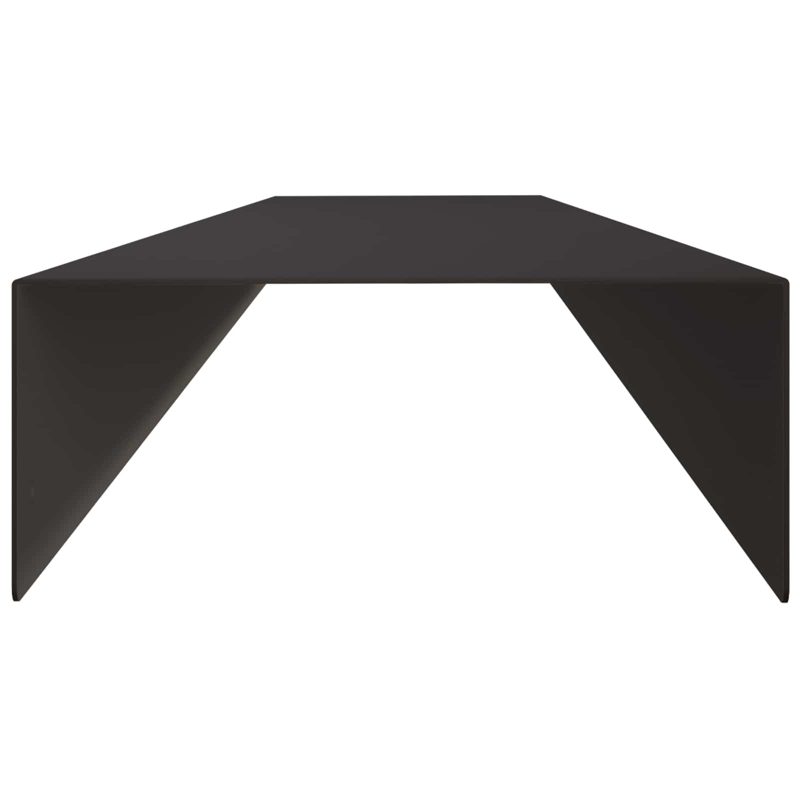Afdekprofiel voor tuinafboording 10 st 100 x 15 x 5 cm Staal
