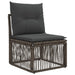 Tuinbankenset 3 st 3-Aantal zitplaatsen Grijs poly rattan