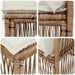 Tuinbankenset 7 st 7-Aantal zitplaatsen Beige poly rattan