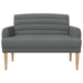 Loungebank met knopencomfort Donkergrijs 116 x 67 x 80 cm Stof