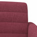 Loungebank met knopencomfort Wijnrood 116 x 67 x 80 cm Stof