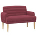 Loungebank met knopencomfort Wijnrood 116 x 67 x 80 cm Stof