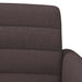 Loungebank met knopencomfort Donkerbruin 116 x 67 x 80 cm Stof