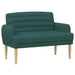 Loungebank met knopencomfort Donkergroen 116 x 67 x 80 cm Stof