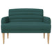 Loungebank met knopencomfort Donkergroen 116 x 67 x 80 cm Stof