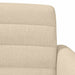 Loungebank met knopencomfort Crèmekleurig 116 x 67 x 80 cm Stof