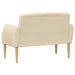 Loungebank met knopencomfort Crèmekleurig 116 x 67 x 80 cm Stof