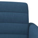 Loungebank met knopencomfort Blauw 116 x 67 x 80 cm Stof