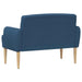 Loungebank met knopencomfort Blauw 116 x 67 x 80 cm Stof