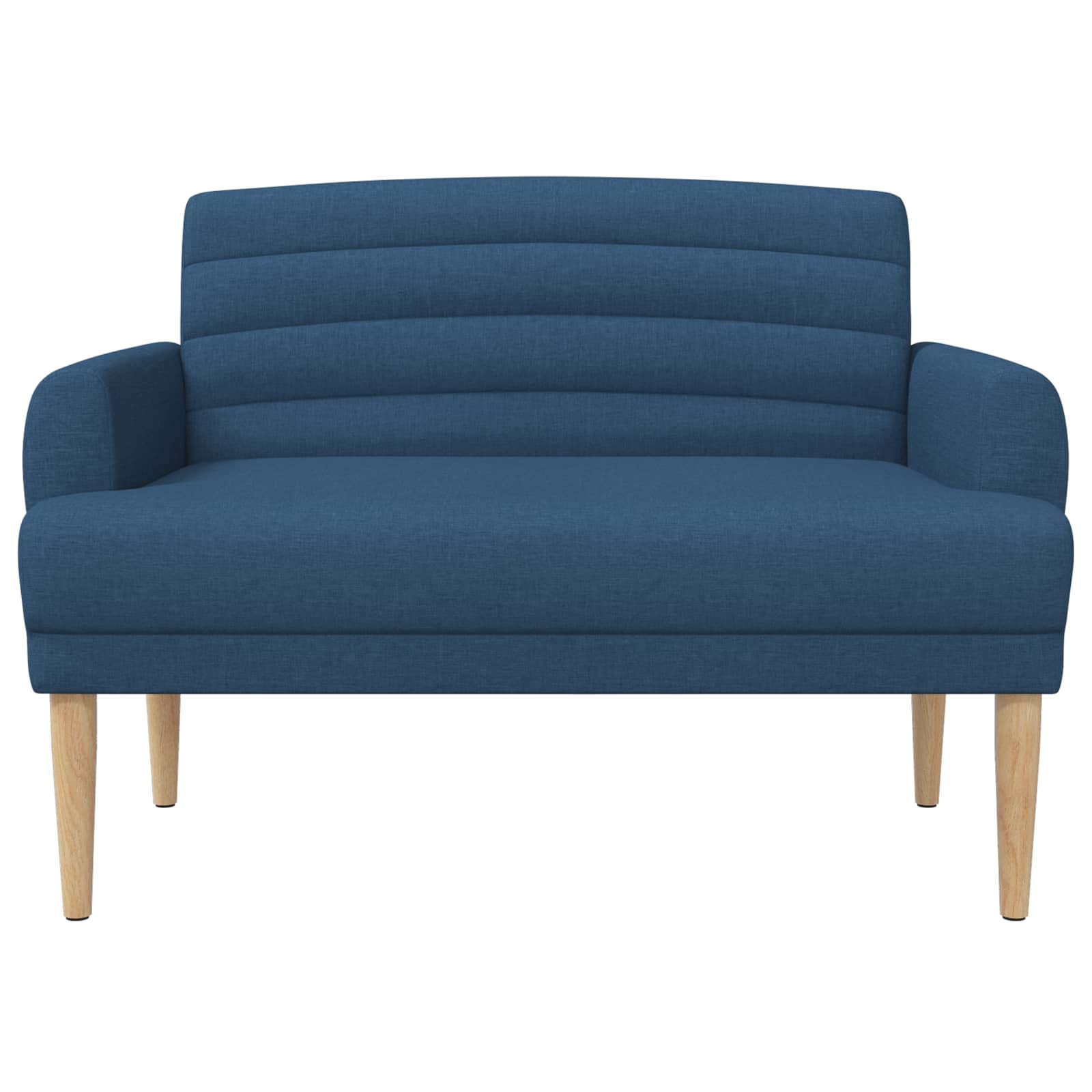 Loungebank met knopencomfort Blauw 116 x 67 x 80 cm Stof