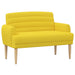 Loungebank met knopencomfort Lichtgeel 116 x 67 x 80 cm Stof