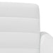 Loungebank met knopencomfort Wit 116 x 67 x 80 cm Stof