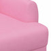 Loungebank met knopencomfort Roze 116 x 67 x 80 cm Stof