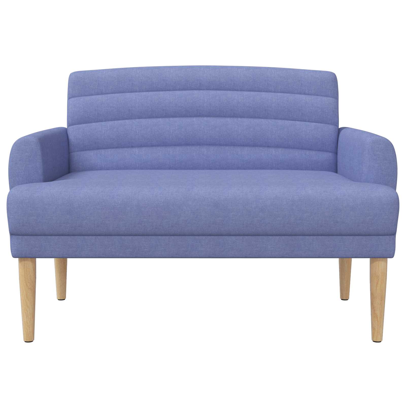 Loungebank met knopencomfort Jeans Blauw 116 x 67 x 80 cm Stof