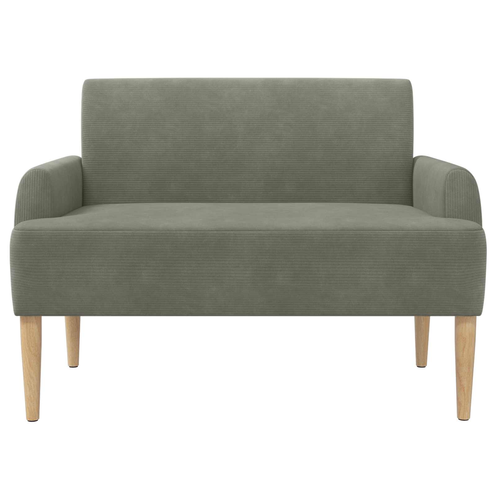 Loungebank met knopencomfort Lichtgrijs 116 x 67 x 81 cm