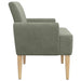 Loungebank met knopencomfort Lichtgrijs 116 x 67 x 81 cm