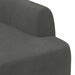Loungebank met knopencomfort Donkergrijs 116 x 67 x 81 cm
