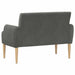 Loungebank met knopencomfort Donkergrijs 116 x 67 x 81 cm