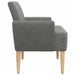 Loungebank met knopencomfort Donkergrijs 116 x 67 x 81 cm