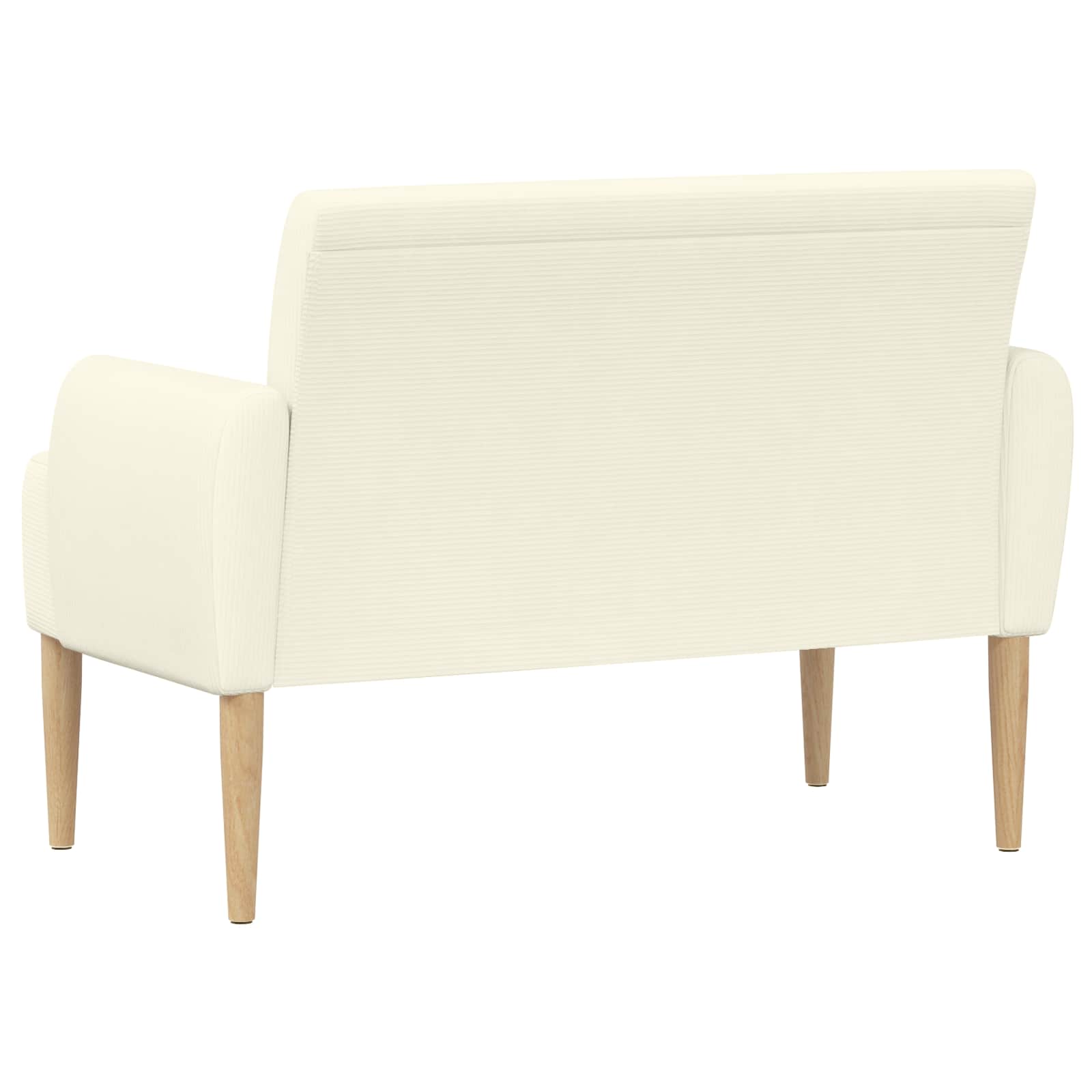Loungebank met knopencomfort Crèmekleurig 116 x 67 x 81 cm