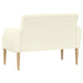Loungebank met knopencomfort Crèmekleurig 116 x 67 x 81 cm