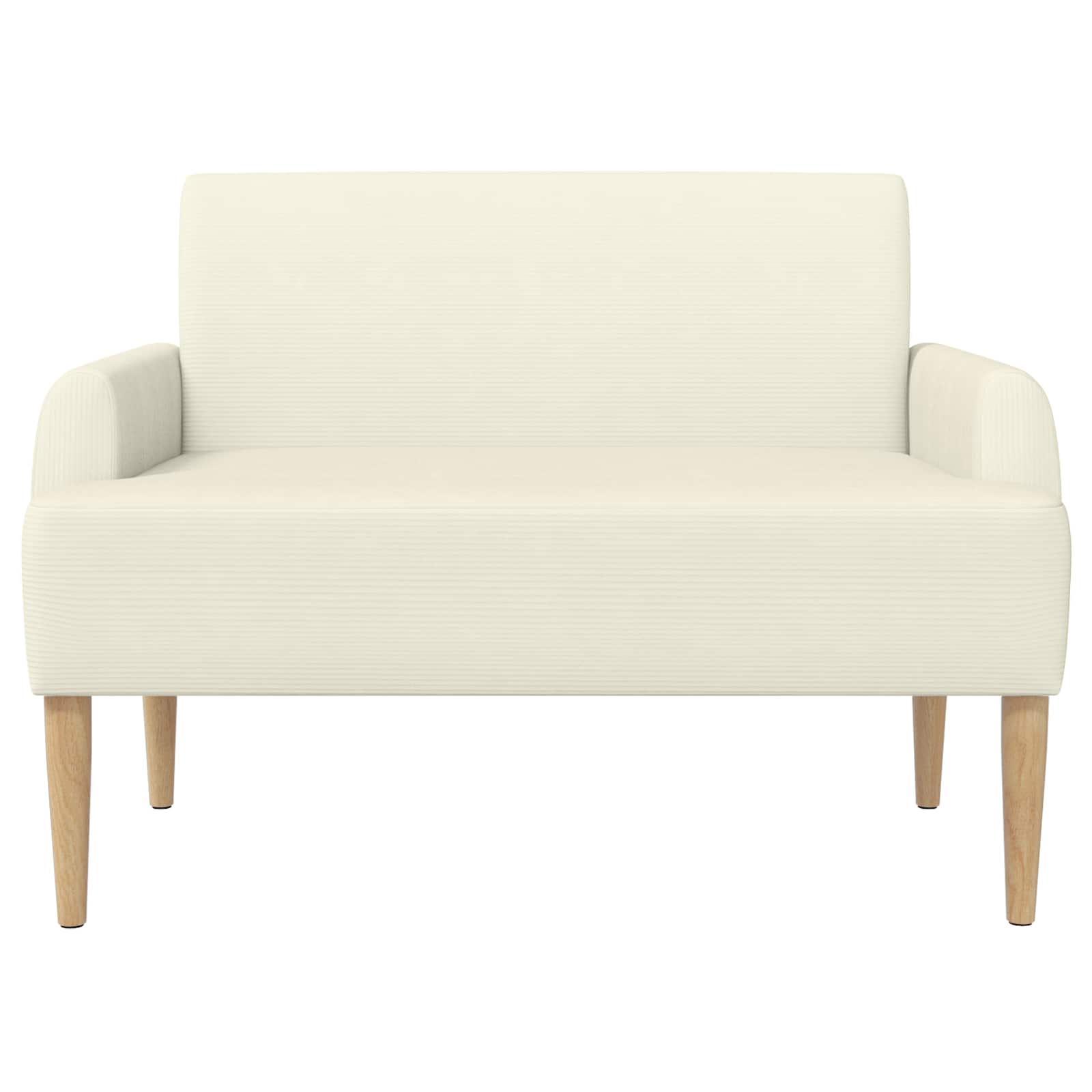 Loungebank met knopencomfort Crèmekleurig 116 x 67 x 81 cm