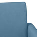 Loungebank met knopencomfort Blauw 116 x 67 x 81 cm Katoen Stof