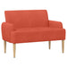 Loungebank met knopencomfort Rood-oranje 116 x 67 x 81 cm
