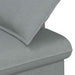 Loungebank met knopencomfort Lichtgrijs 111 x 68 x 80 cm Stof