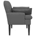 Loungebank met knopencomfort Donkergrijs 111 x 68 x 80 cm Stof