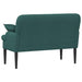 Loungebank met knopencomfort Donkergroen 111 x 68 x 80 cm Stof