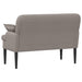 Loungebank met knopencomfort Taupe 111 x 68 x 80 cm Stof