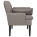 Loungebank met knopencomfort Taupe 111 x 68 x 80 cm Stof