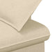 Loungebank met knopencomfort Crèmekleurig 111 x 68 x 80 cm Stof