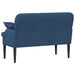 Loungebank met knopencomfort Blauw 111 x 68 x 80 cm Stof