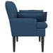 Loungebank met knopencomfort Blauw 111 x 68 x 80 cm Stof
