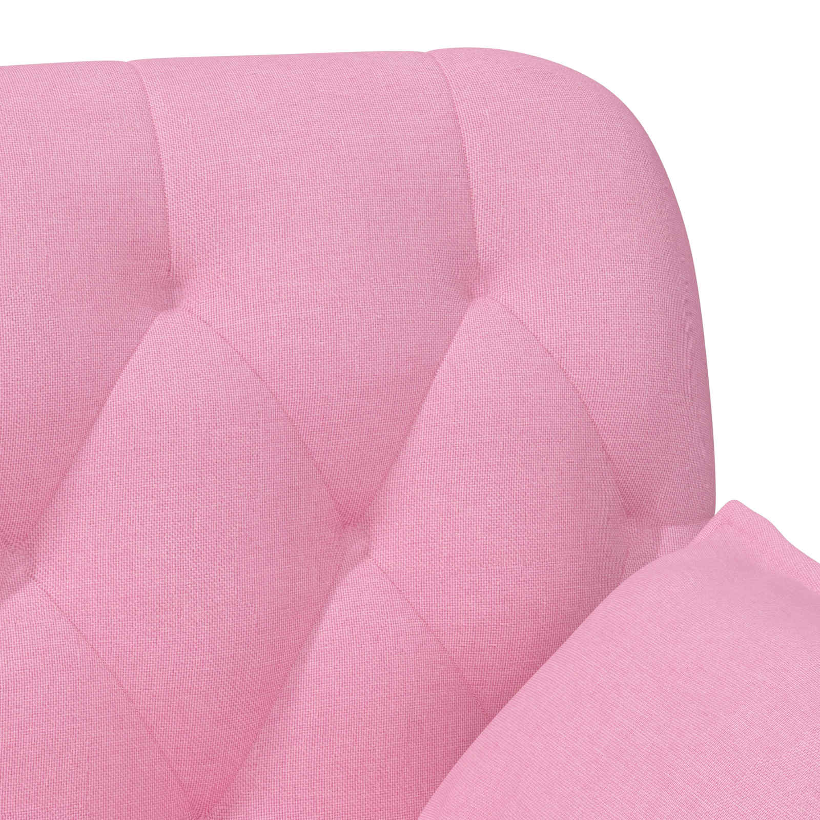 Loungebank met knopencomfort Roze 111 x 68 x 80 cm Stof