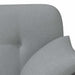 Loungebank met knopencomfort Lichtgrijs 120 x 65 x 79 cm Stof