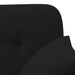 Loungebank met knopencomfort Zwart 120 x 65 x 79 cm Stof