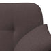 Loungebank met knopencomfort Donkerbruin 120 x 65 x 79 cm Stof