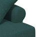Loungebank met knopencomfort Donkergroen 120 x 65 x 79 cm Stof