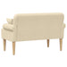 Loungebank met knopencomfort Crèmekleurig 120 x 65 x 79 cm Stof