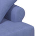 Loungebank met knopencomfort Jeans Blauw 120 x 65 x 79 cm Stof