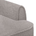 Loungebank met knopencomfort Lichtgrijs 117 x 67 x 77 cm Bouclé