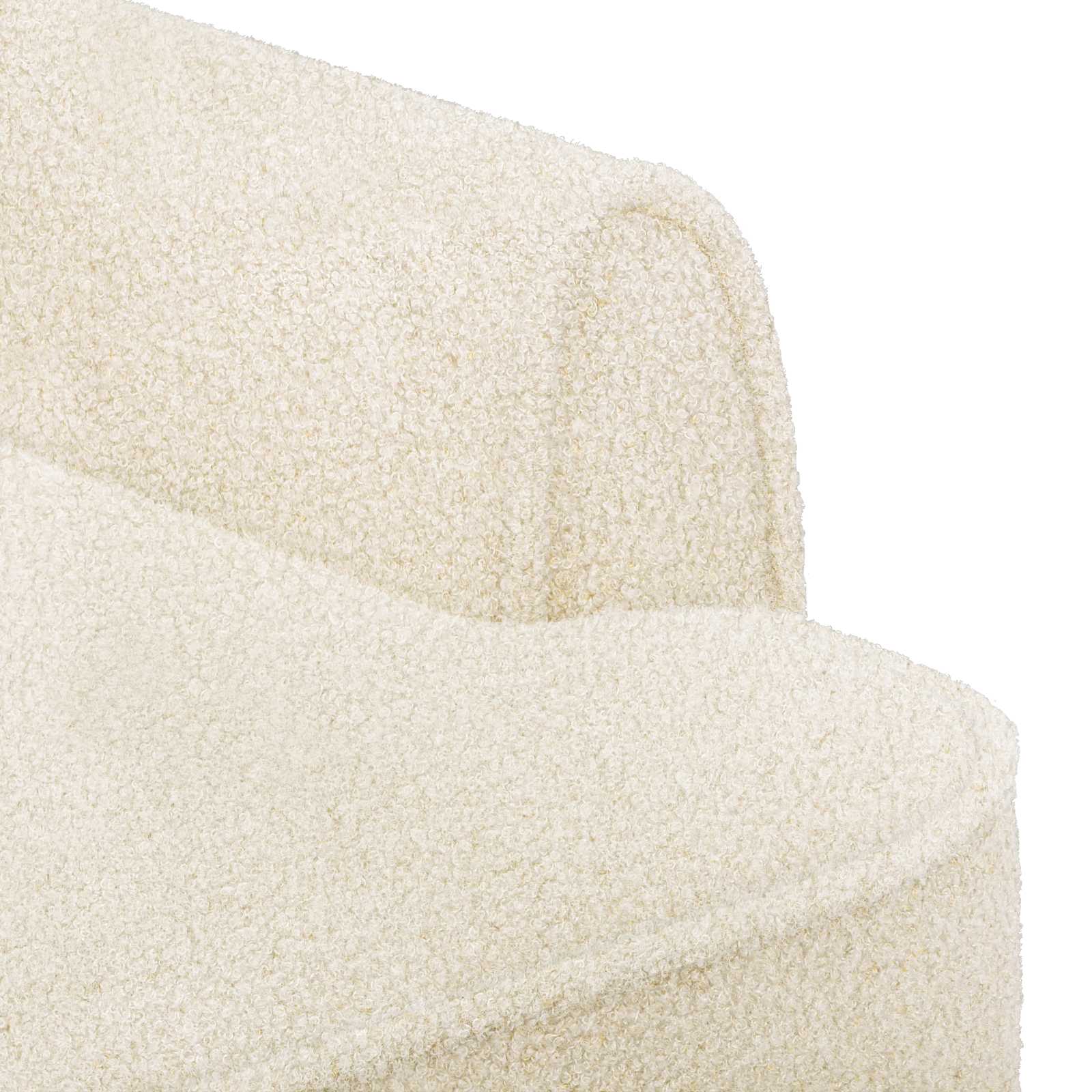 Loungebank met knopencomfort Crèmekleurig 117 x 67 x 77 cm