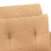 Loungebank met knopencomfort Beige 117 x 67 x 77 cm Bouclé