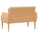 Loungebank met knopencomfort Beige 117 x 67 x 77 cm Bouclé