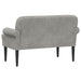 Loungebank met knopencomfort Lichtgrijs 120 x 66 x 78 cm