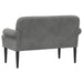 Loungebank met knopencomfort Donkergrijs 120 x 66 x 78 cm