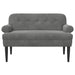 Loungebank met knopencomfort Donkergrijs 120 x 66 x 78 cm